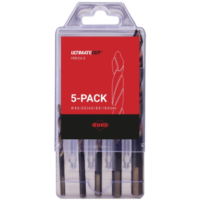 Spiralborst DIN338 HSS-Co5 Flowstep 4-5-6-8-10mm