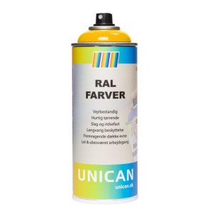 UNICAN RAL 1023 Spraymaling TRAFIKGUL 400ml
