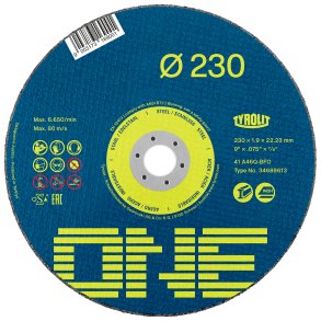 TYROLIT Skreskive ONE 230x1,9x22mm