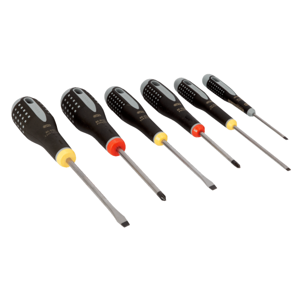 BAHCO Skruetrkkerst ERGO ligekrv/PH (6 dele)