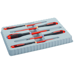 BAHCO Skruetrkkerst ERGO VDE 1000V ligekrv/Pozidriv (5 dele)