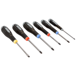 BAHCO Skruetrkkerst ERGO ligekrv/Phillips/Pozidriv (6 dele)