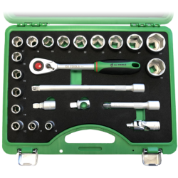 DJ TOOLS 1/2" Topnglest (23 dele)