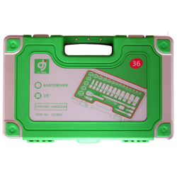 DJ TOOLS 3/8" Topnglest (36 dele)