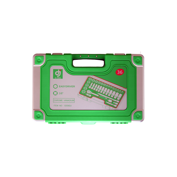 DJ TOOLS 3/8" Topnglest (36 dele)