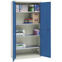 BLIKA Kemikalieskab KS-1 m/galv. hylder 2000&times;1000&times;445mm