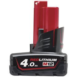 MILWAUKEE Batteri 12V/4,0Ah Li-ion M12 B4