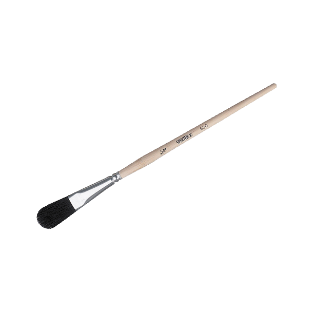 Cykellakpensel, 13mm m/trskaft