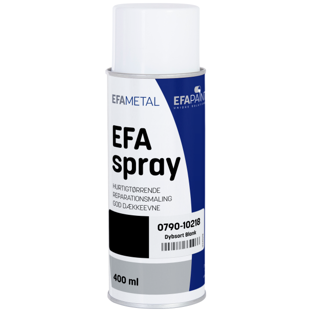 Efaspray sort blank 0,4 ltr.