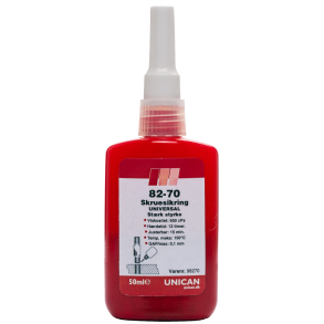 UNICAN 82-70 Skruesikring STRK 50ml