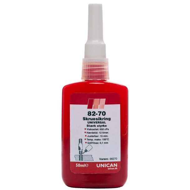 UNICAN Skruesikring (82-70) STRK 50ml