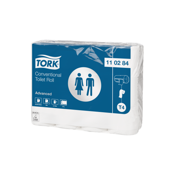 TORK Toiletpapir Advanced T4 34,7mtr (24 rl)