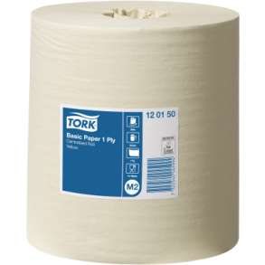 TORK Aftrringspapir Basic M2 gul 300mtr (6 rl)