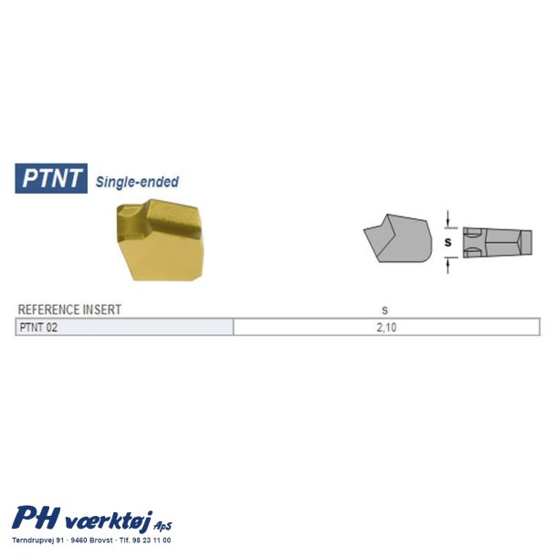 PTNT 02 TIN 30 STIKPLATTE