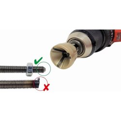 Afgrater udvendig 3-19mm HM 1/4 skaft