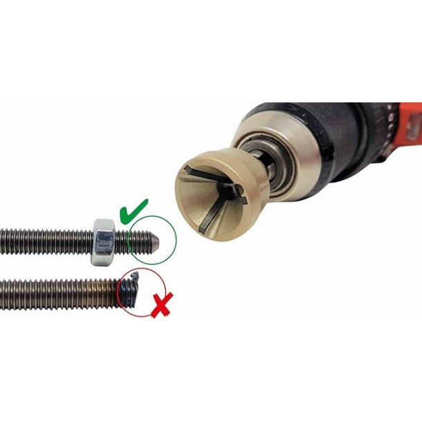 Afgrater udvendig 3-19mm HM 1/4 skaft