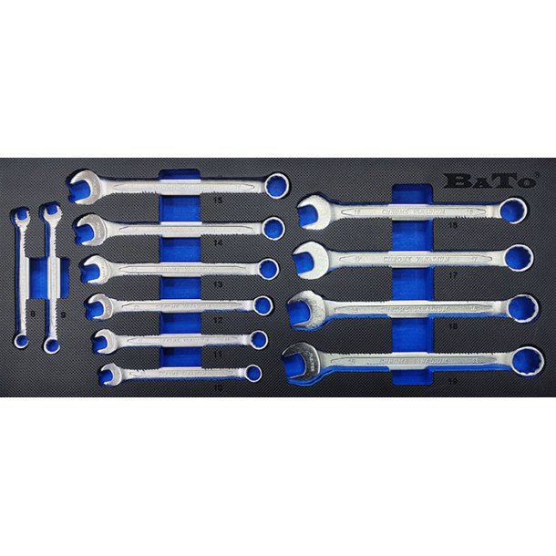 BATO V�rkt�jss�t i metalkuffert 1/4"+1/2" (99 dele)