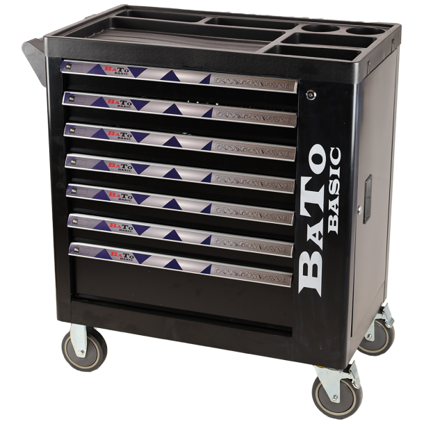 BATO V�rkt�jsvogn m/7 skuffer &amp; sideskab (217 dele)