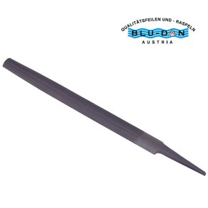 Halvrund fil 100mm 11 x 4 - grov